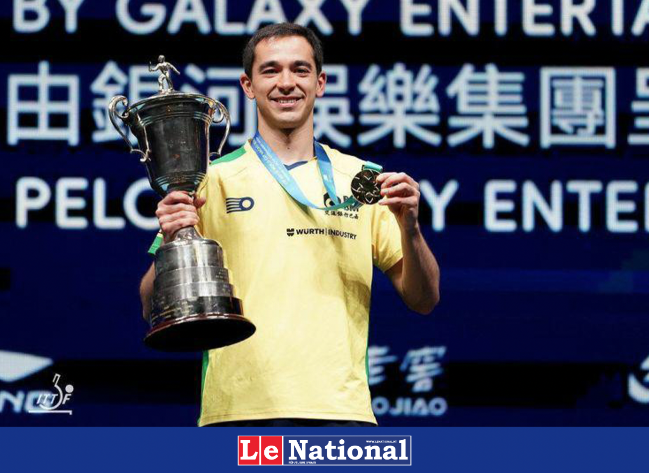 Historique, le Brésilien Hugo Calderano devient champion du monde !